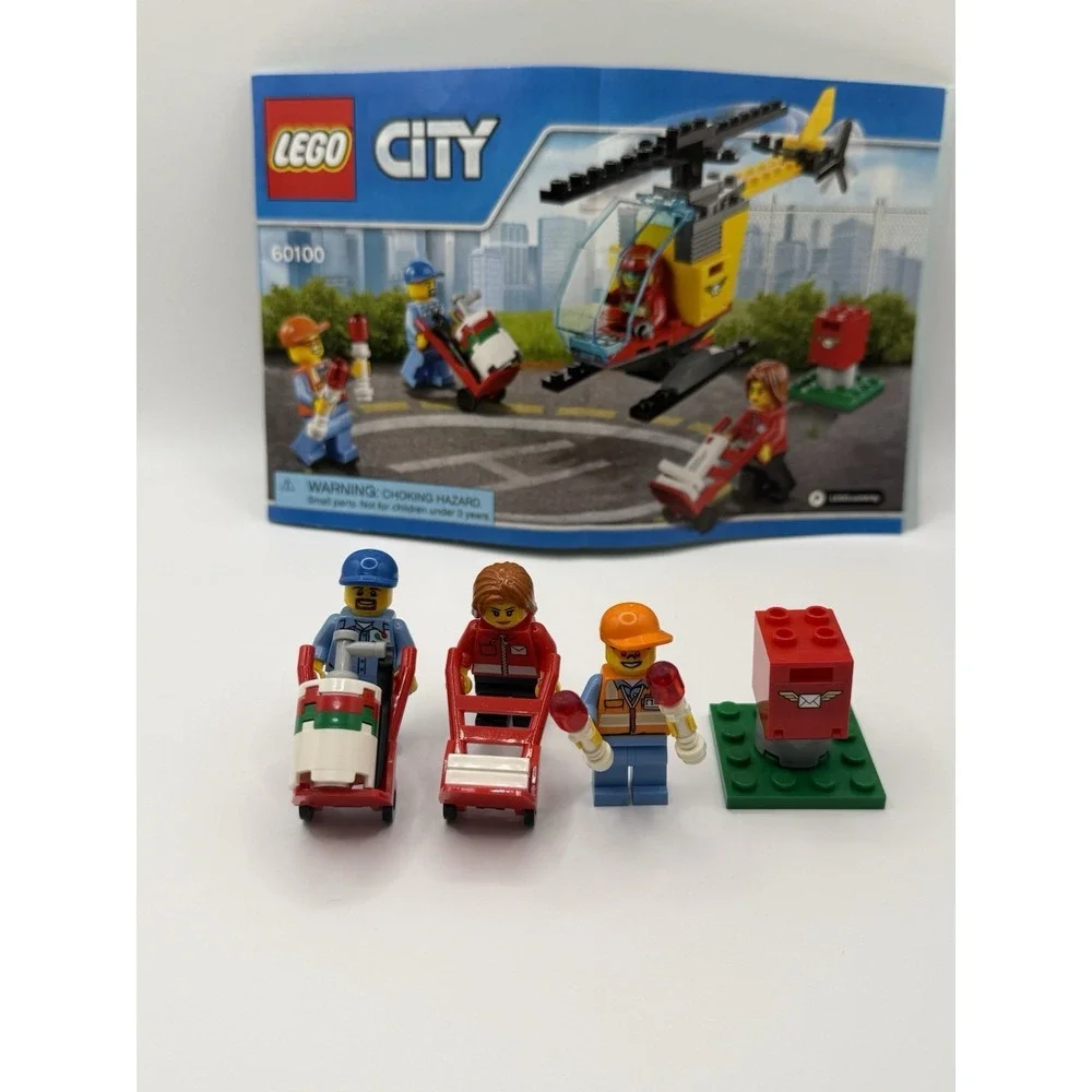 LEGO 60100 Airport Starter Set City Used With‎ Instructions Missing 1 Piece